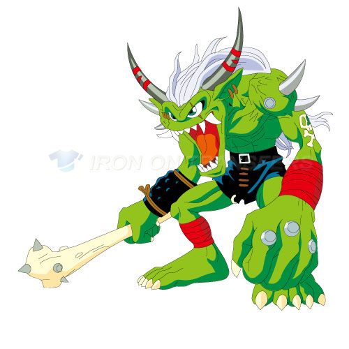 Digital Monsters Iron-on Stickers (Heat Transfers)NO.3543